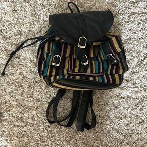 Nikky Bohemian Aztec Small Backpack Purse